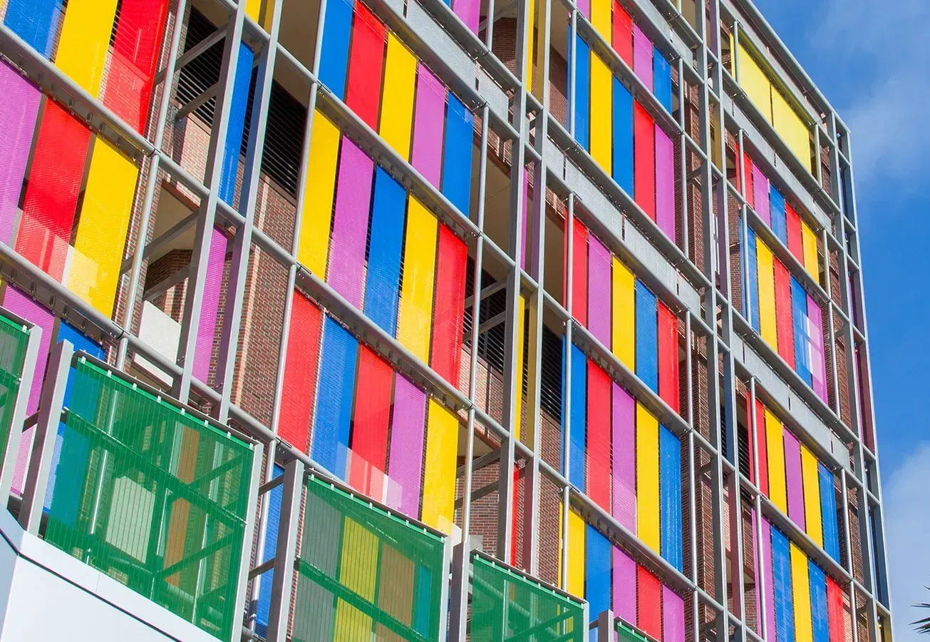 L'Arc-en-Ciel Métallique | Toiles Colorées par Haver & Boecker