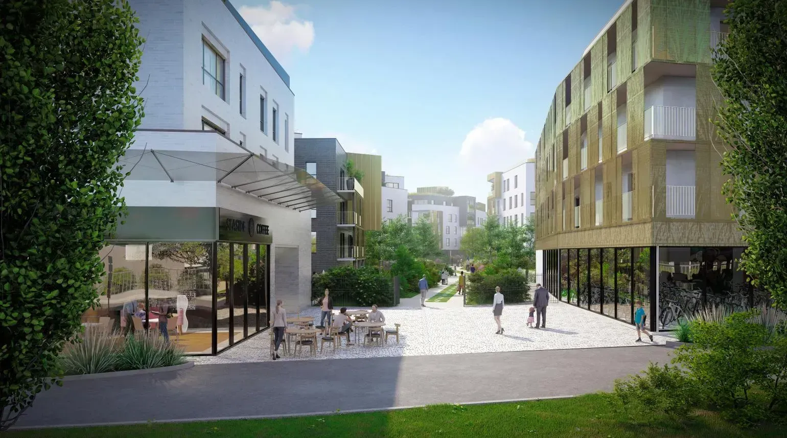 Les Terrasses de Bry | Un Nouveau Lien Urbain par Atelier de Midi